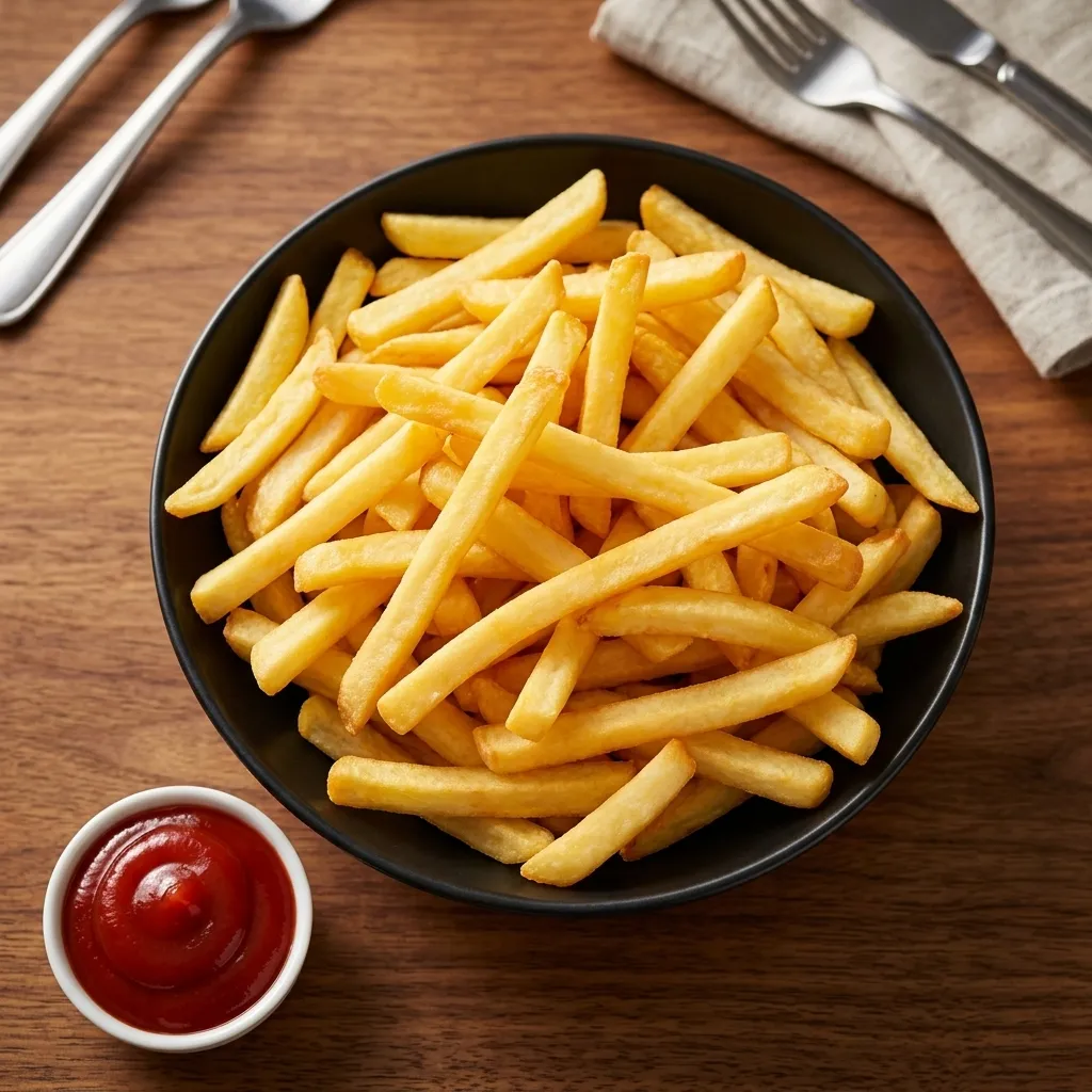 Loaded fries at Zillionaires Café & Bar Edmonton - crispy fries topped with cheese and sauces